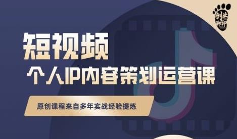 抖音短视频个人ip内容策划实操课，真正做到普通人也能实行落地-领航创业网