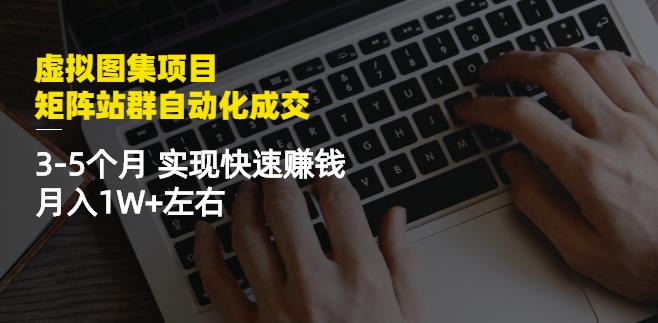 虚拟图集项目：矩阵站群自动化成交，3-5个月实现快速赚钱月入1W 左右-领航创业网