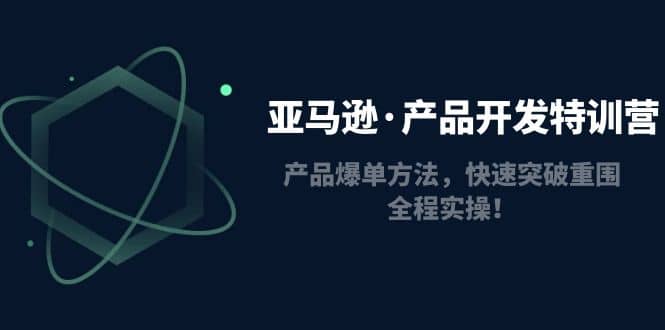 亚马逊·产品开发特训营：产品爆单方法，快速突破重围，全程实操-领航创业网