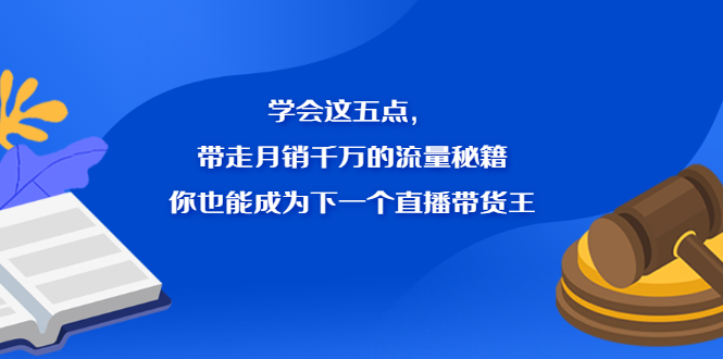 学会这五点，带走月销千万的流量秘籍，你也能成为下一个直播带货王-领航创业网