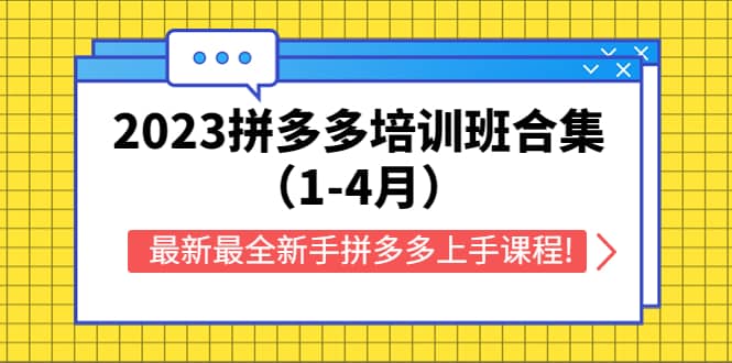 2023拼多多培训班合集（1-4月），最新最全新手拼多多上手课程!-领航创业网