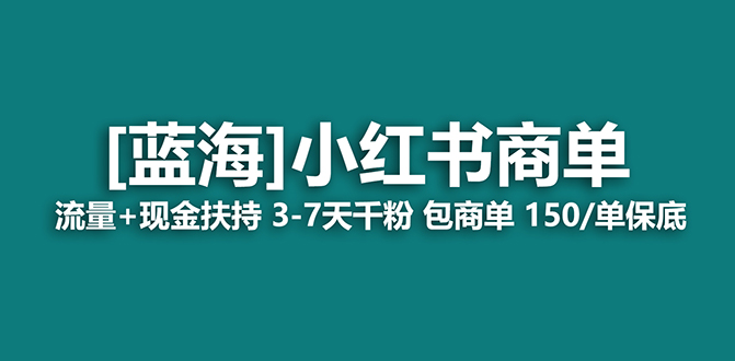 【蓝海项目】小红书商单项目，7天就能接广告变现，稳定一天500 保姆级玩法-领航创业网