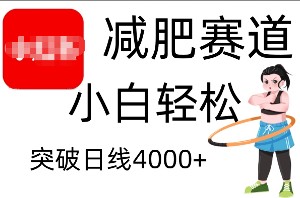 小红书减肥赛道，小白轻松日利润4000+-领航创业网